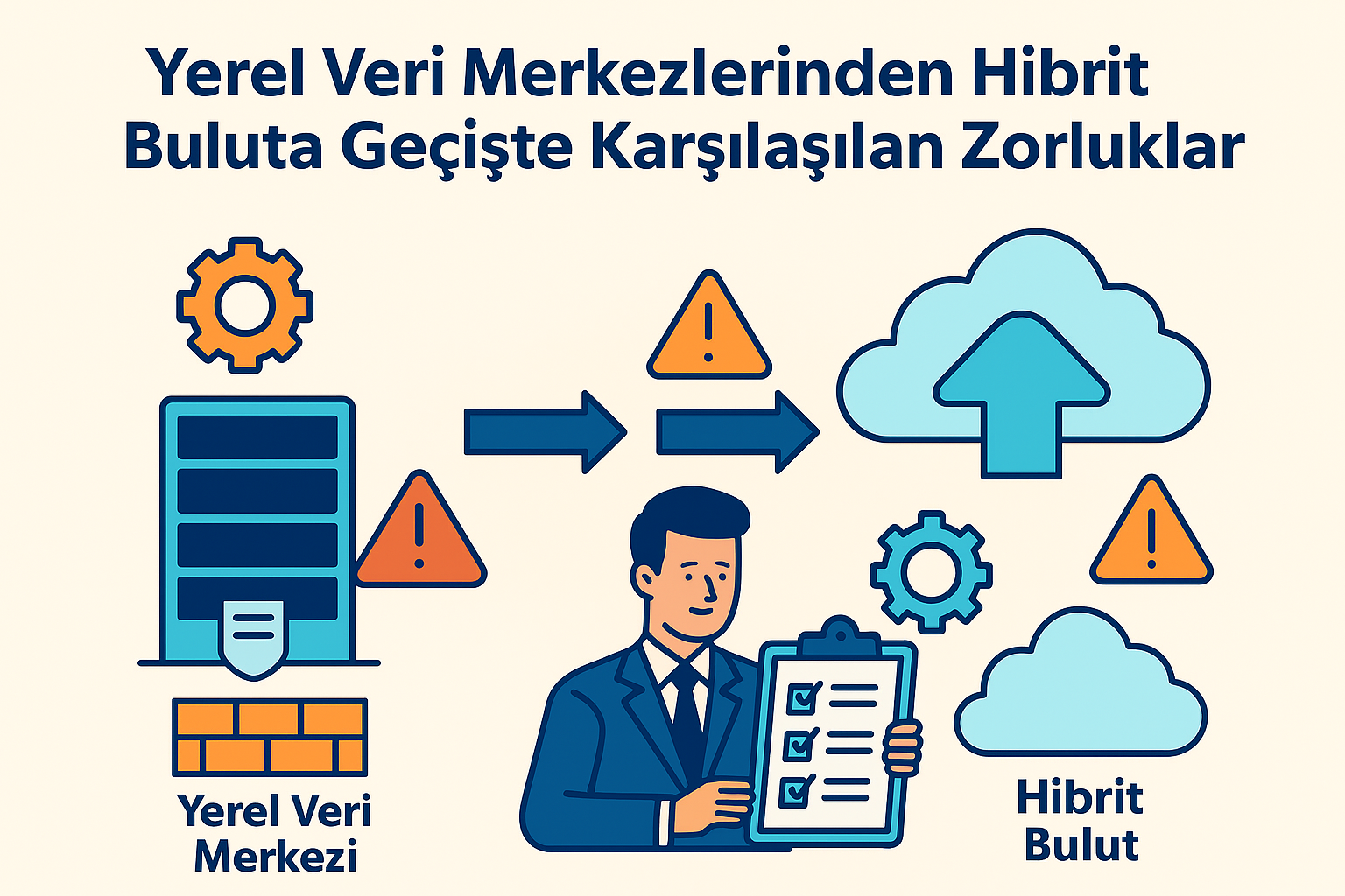 Yerel Veri Merkezlerinden Hibrit Buluta Geçişte Karşılaşılan Zorluklar